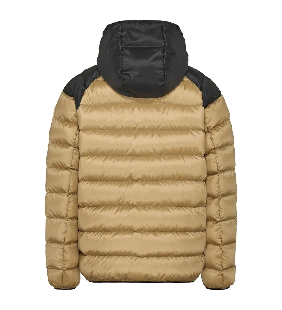 Abrigo de plumón beige
