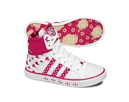 Adidas Disney Vulcan Mid Niña (blanco/rosa)