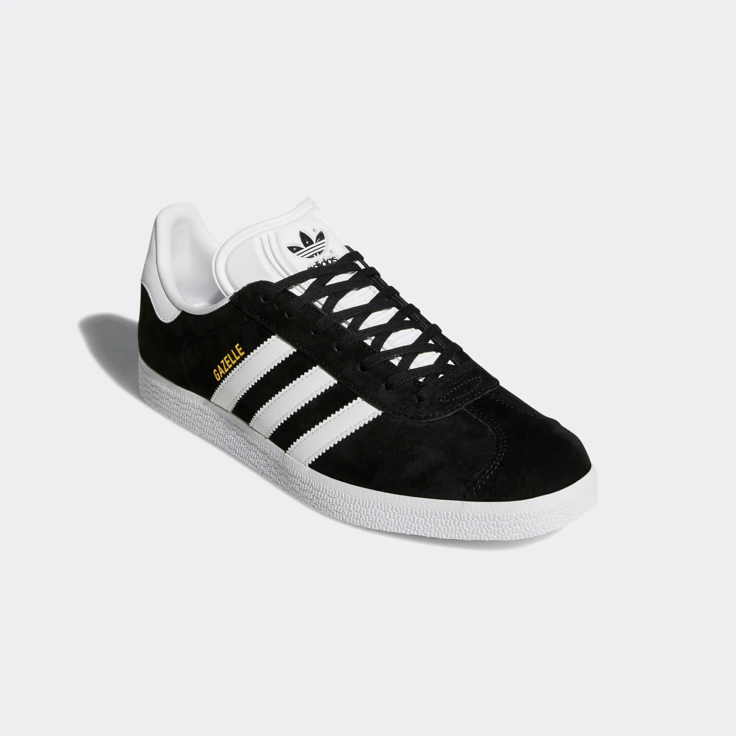 Adidas Gazelle Core Black Cloud White Gold