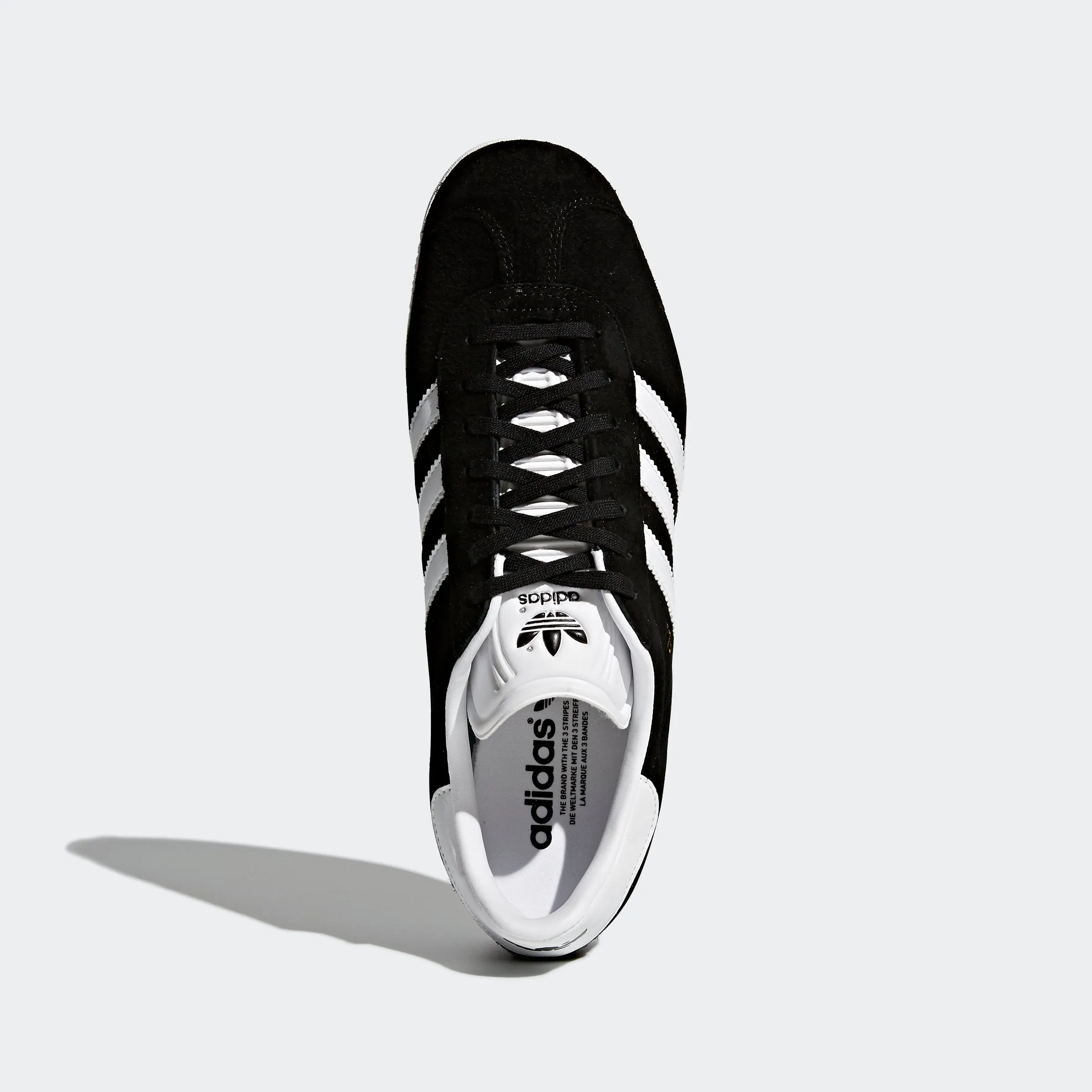 Adidas Gazelle Core Black Cloud White Gold