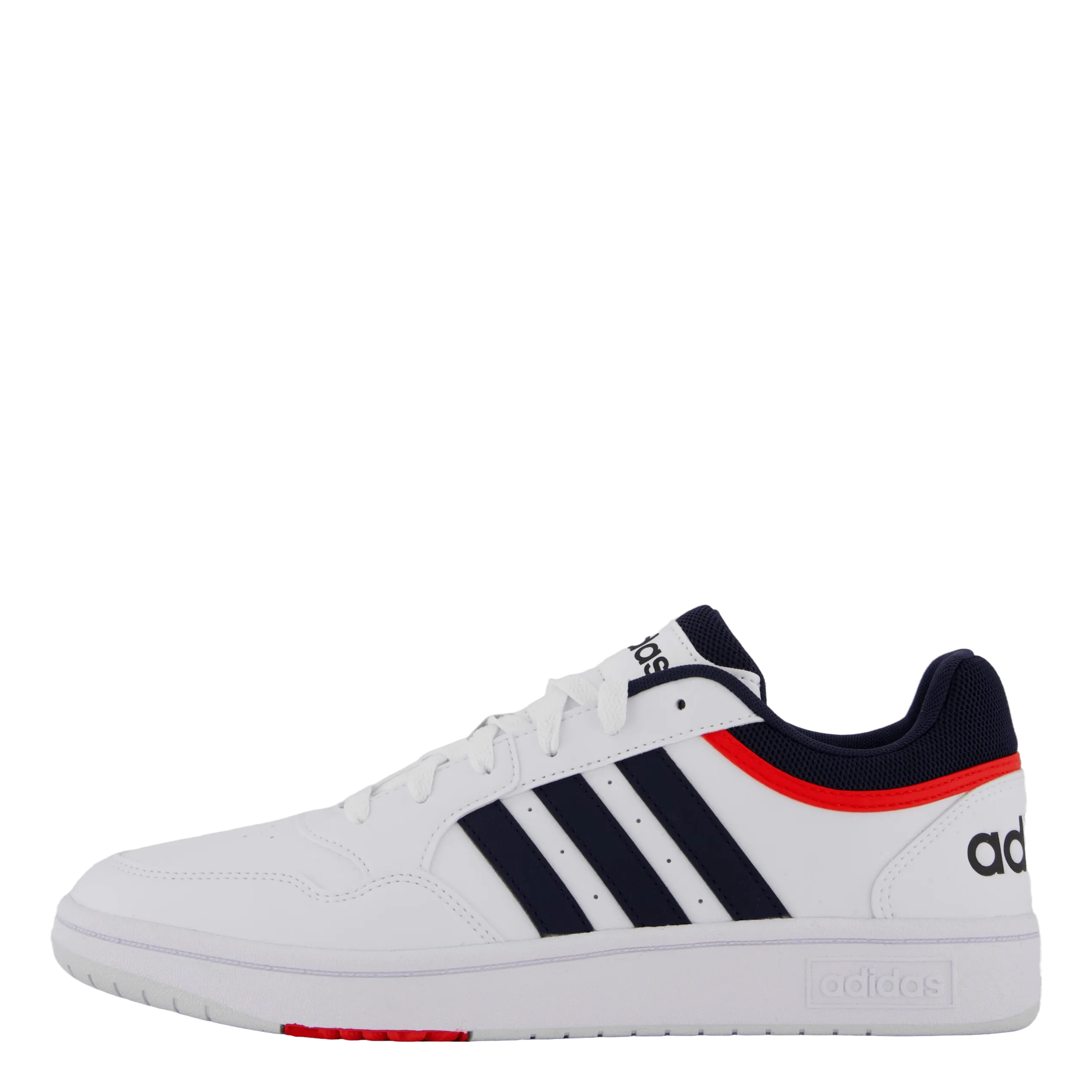 Adidas Hoops 3.0 Low Classic Vintage Shoes Cloud White / Legend Ink / Vivid Red
