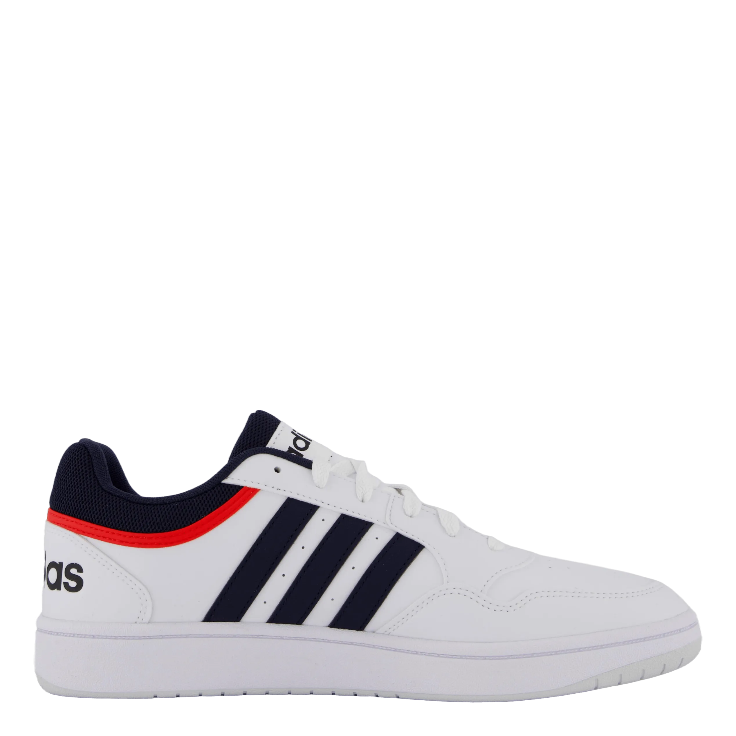 Adidas Hoops 3.0 Low Classic Vintage Shoes Cloud White / Legend Ink / Vivid Red