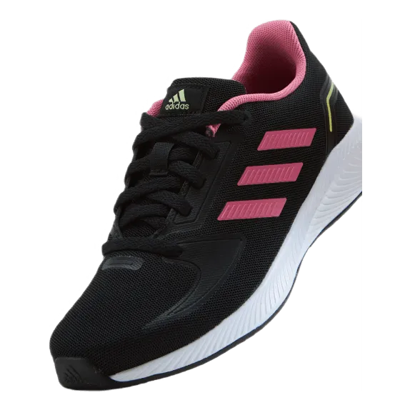 Adidas Runfalcon 2.0 Shoes Core Black / Rose Tone / Pulse Yellow