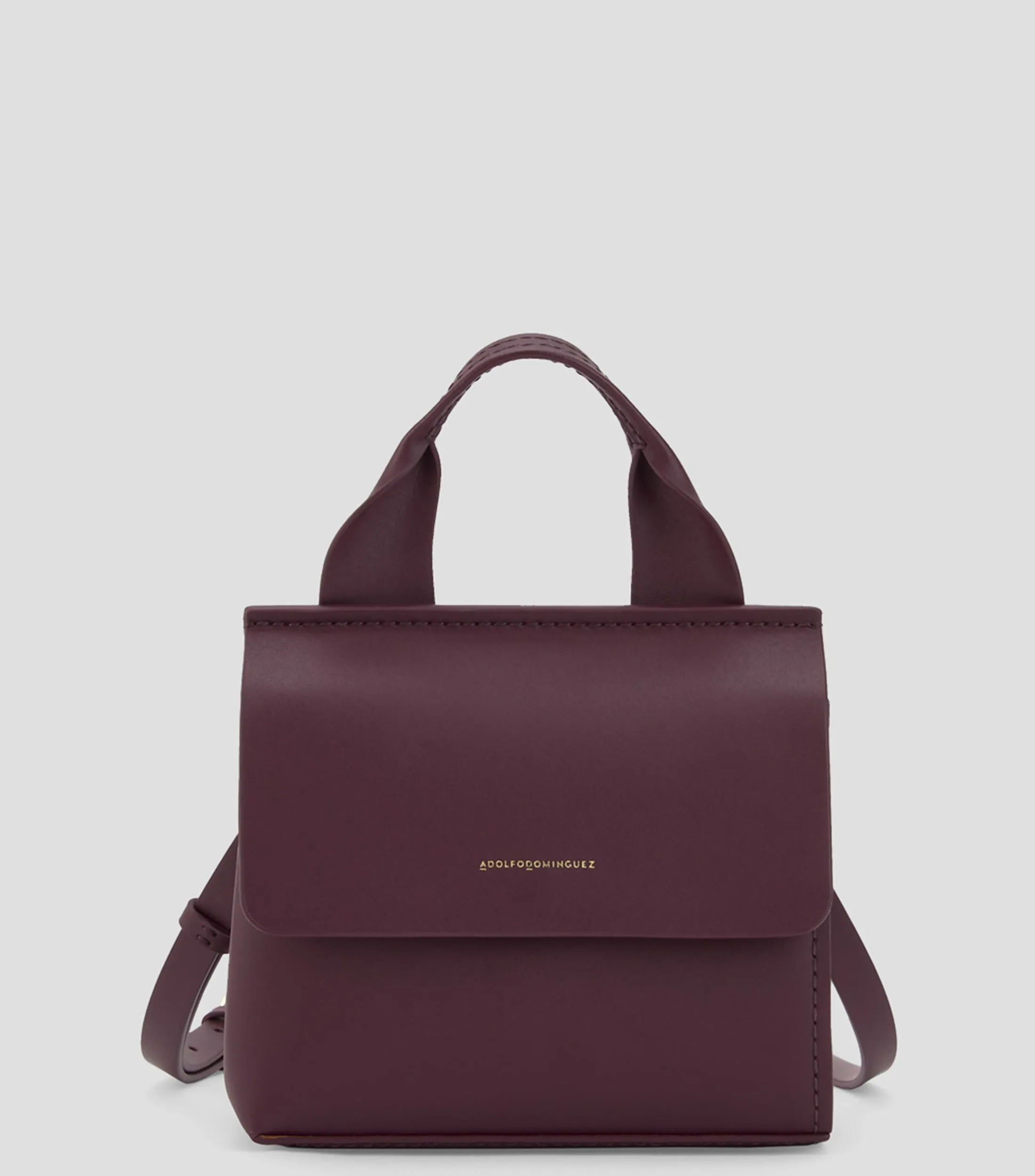 Adolfo Dominguez Bolso shoulder en piel Mica Mujer