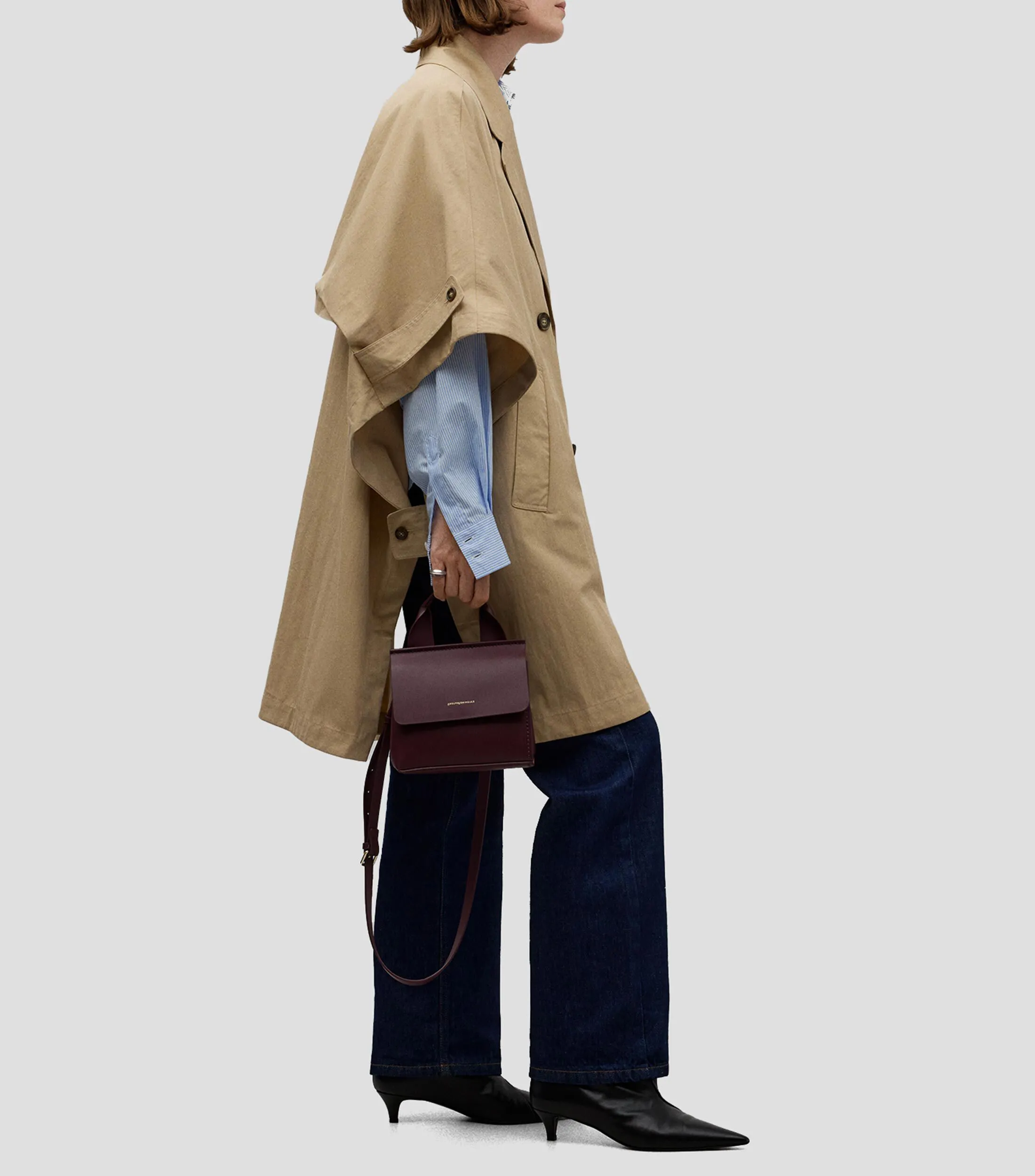 Adolfo Dominguez Bolso shoulder en piel Mica Mujer