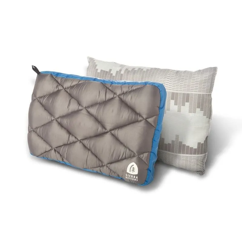 Almohada Trekking Sierra Designs Almohada Dridown (Azul, Gris)
