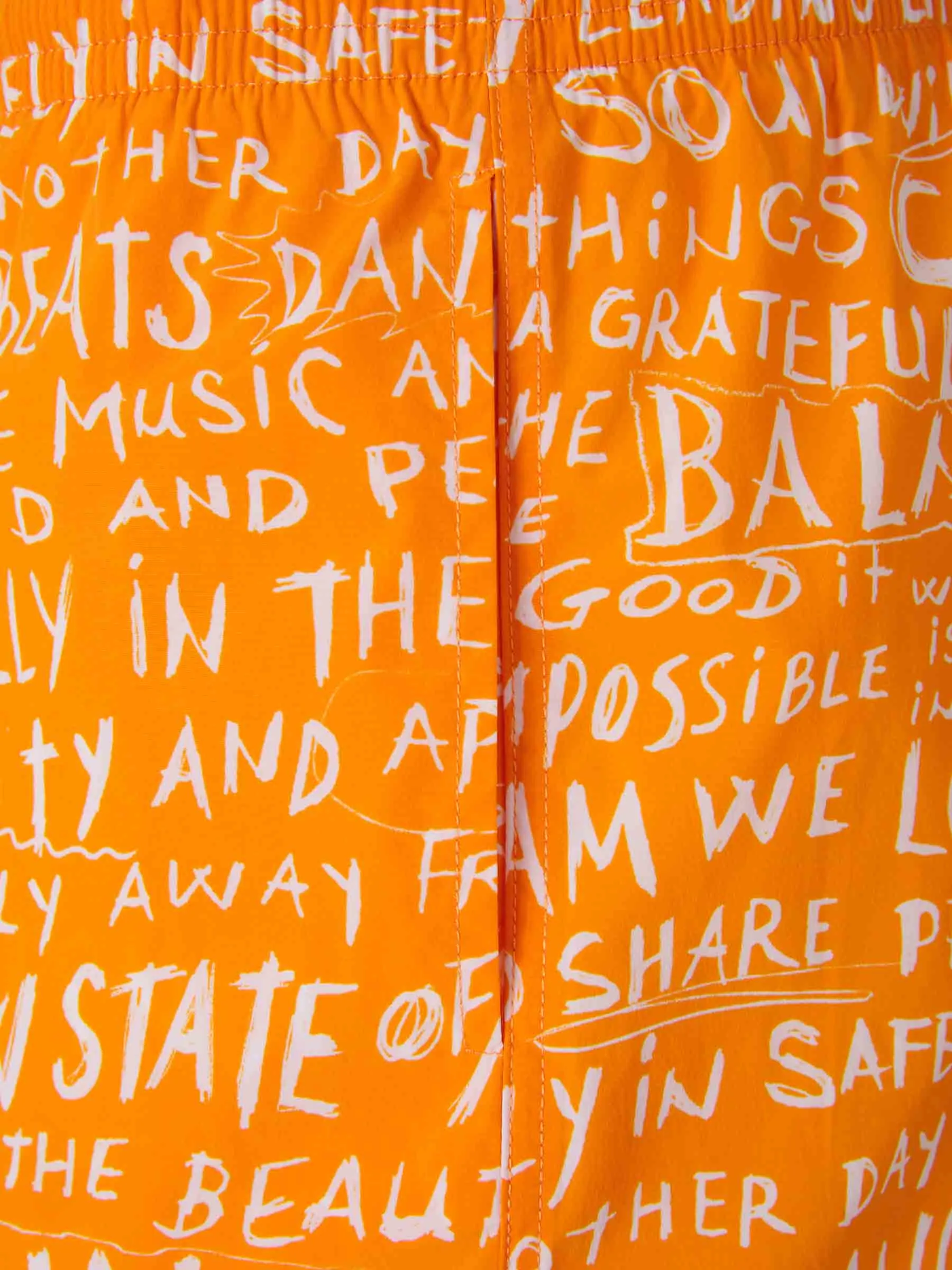 Balmain Bañador Logo Graffiti