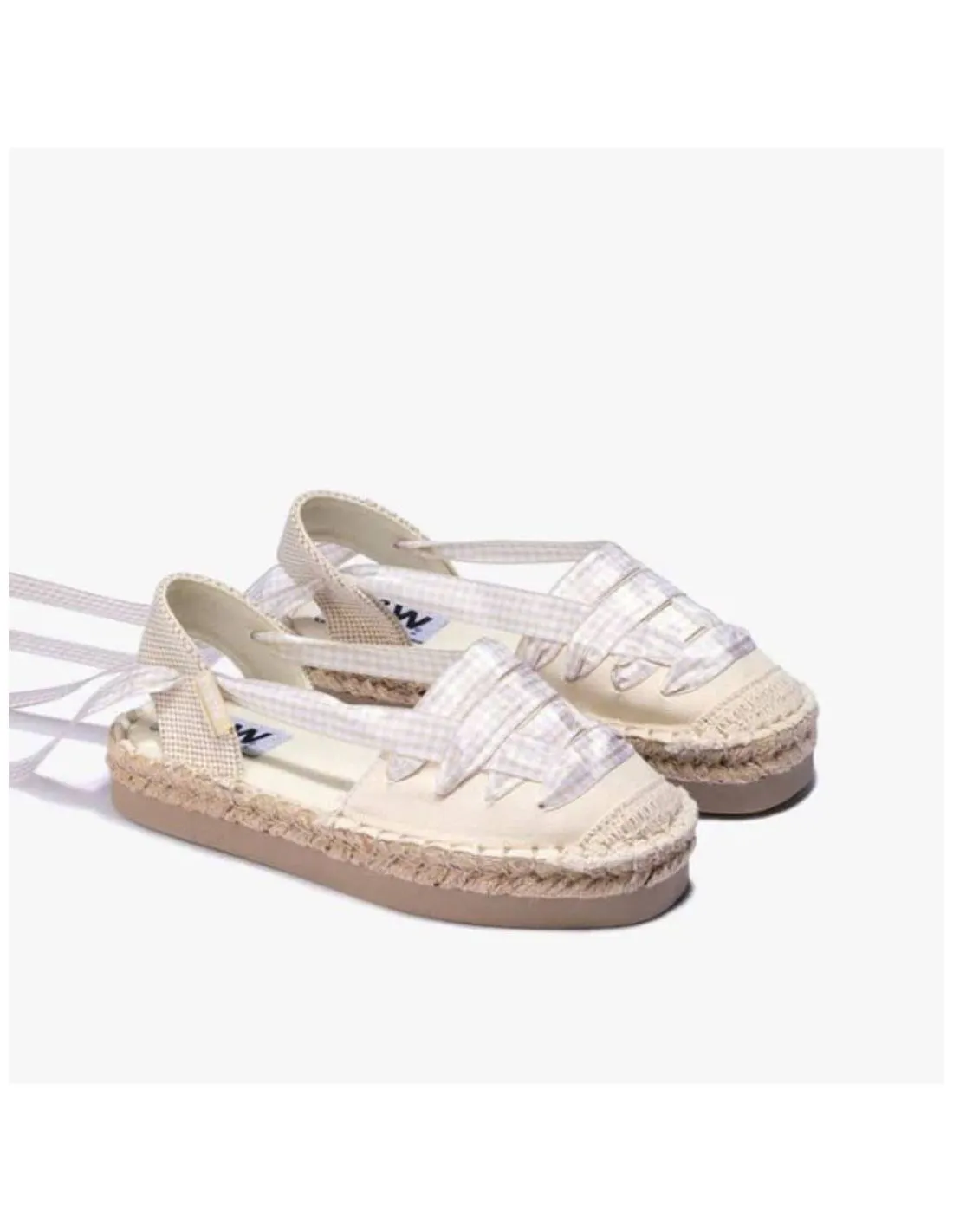 B&W  SANDALIA ROMANA ESPARTO ATADA BEIGE