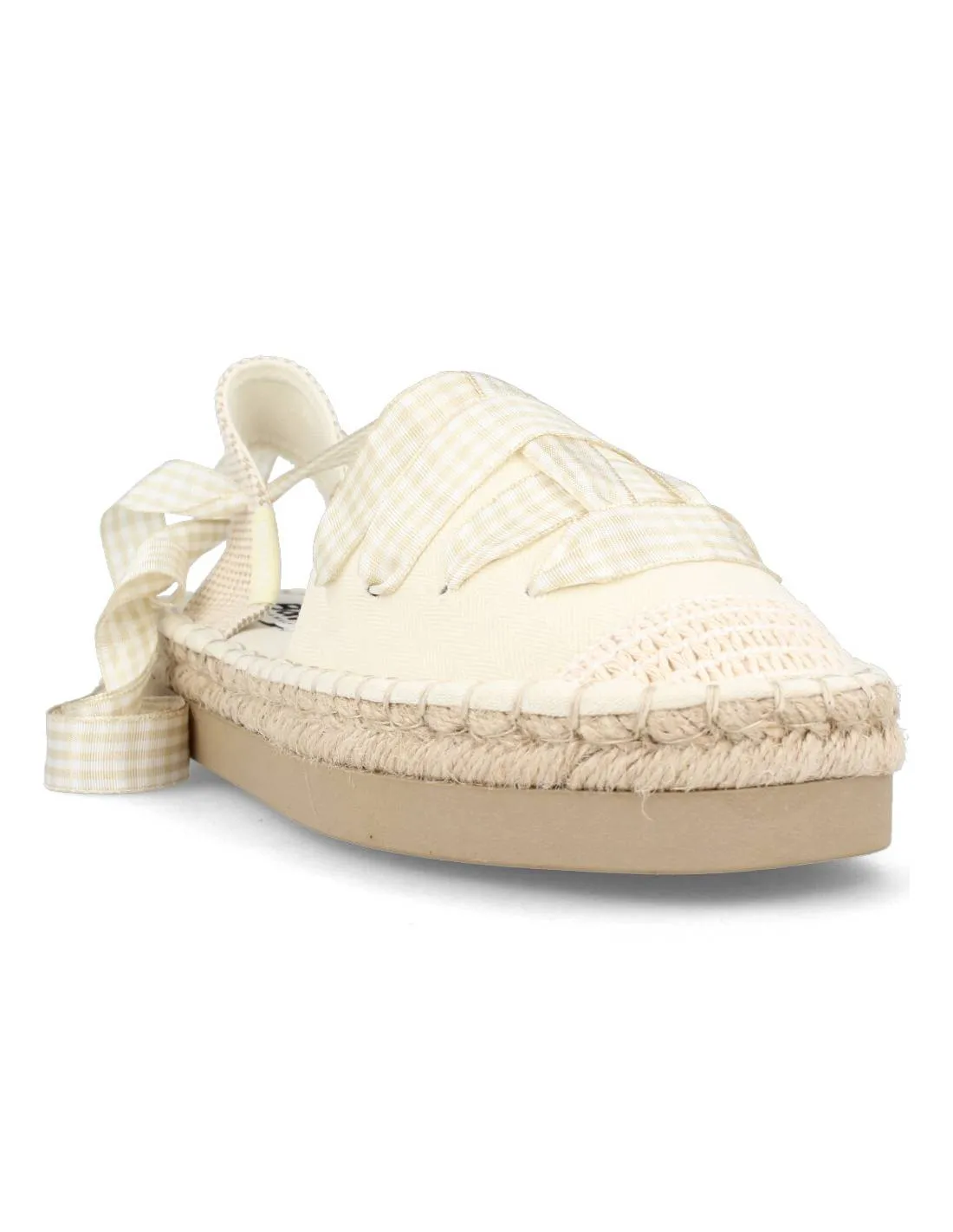 B&W  SANDALIA ROMANA ESPARTO ATADA BEIGE