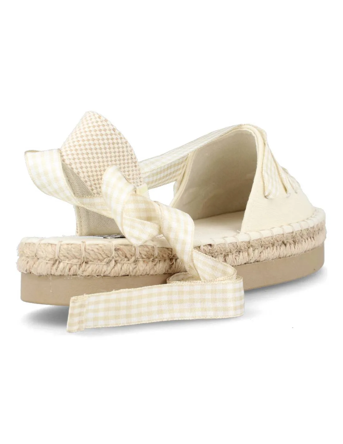 B&W  SANDALIA ROMANA ESPARTO ATADA BEIGE