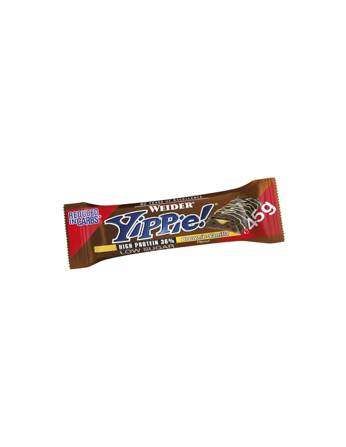 BARRITAS WEIDER YIPPIE BAR BROWNIEVAINILLA