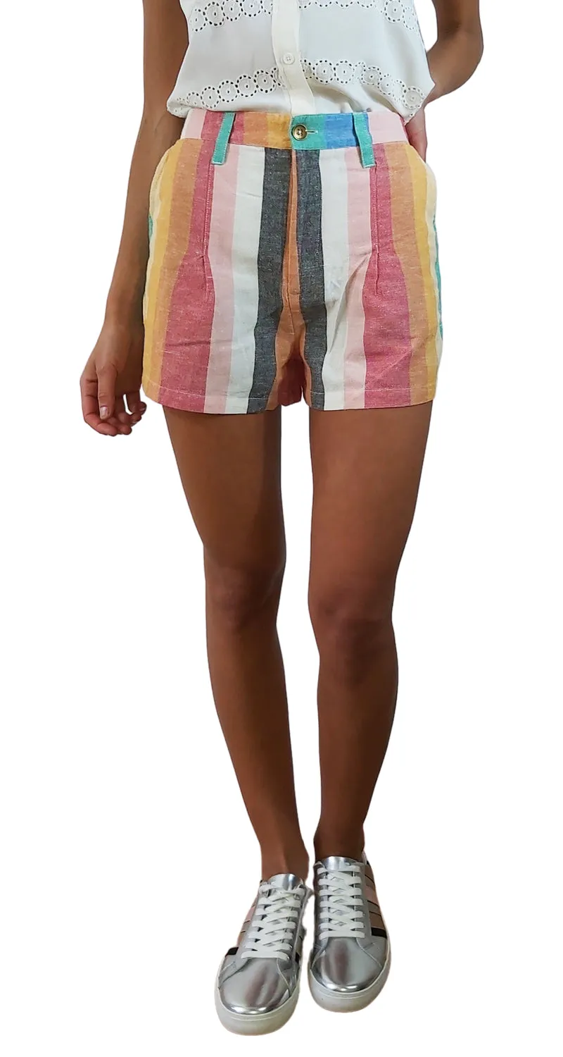 BILLABONG Short Multicolor Rayas Verticales