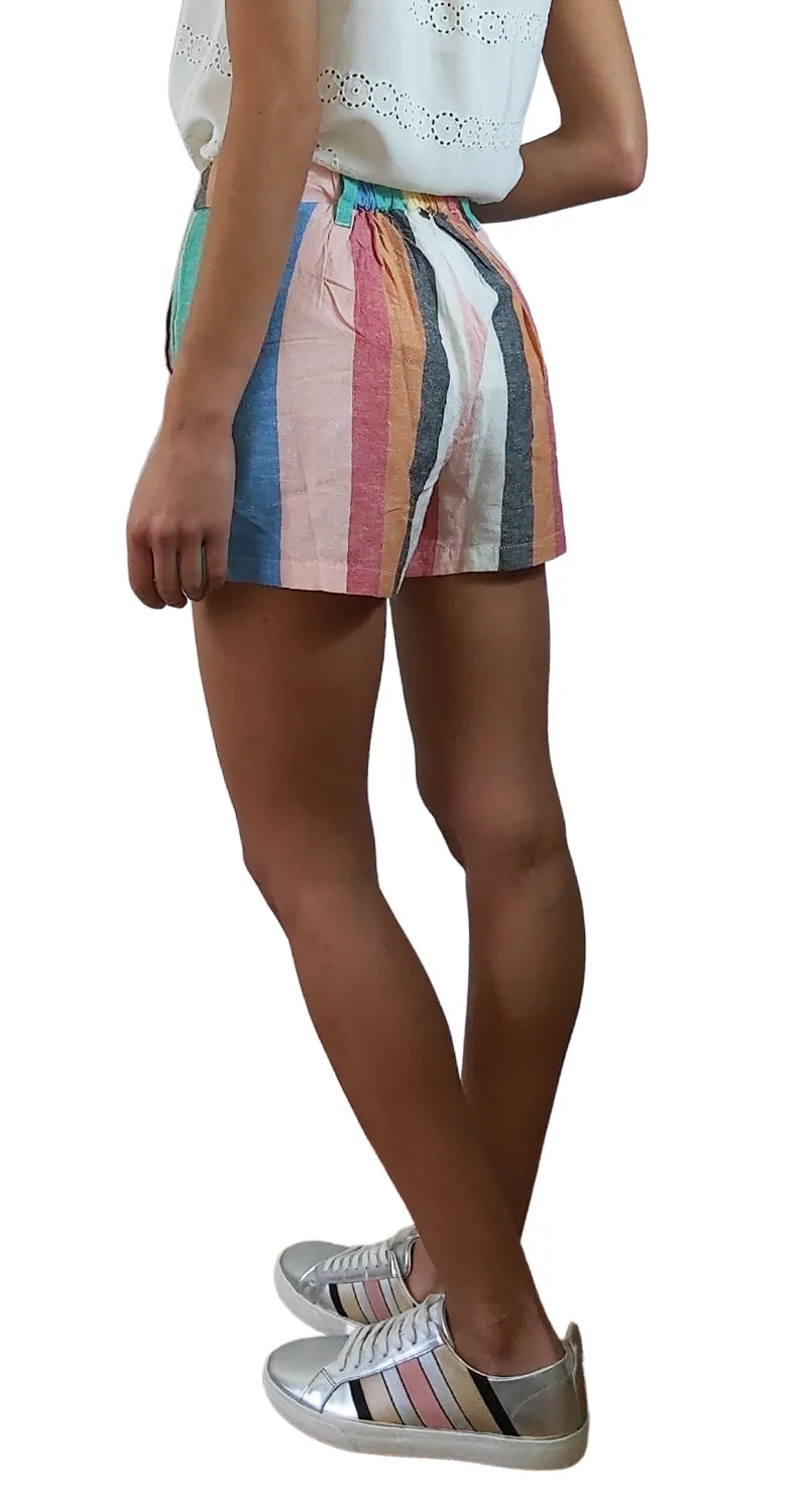 BILLABONG Short Multicolor Rayas Verticales
