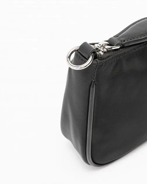 Bolso de hombro Karl Lagerfeld K/Ikonik 2.0 Nylon SM Zip SB Negro