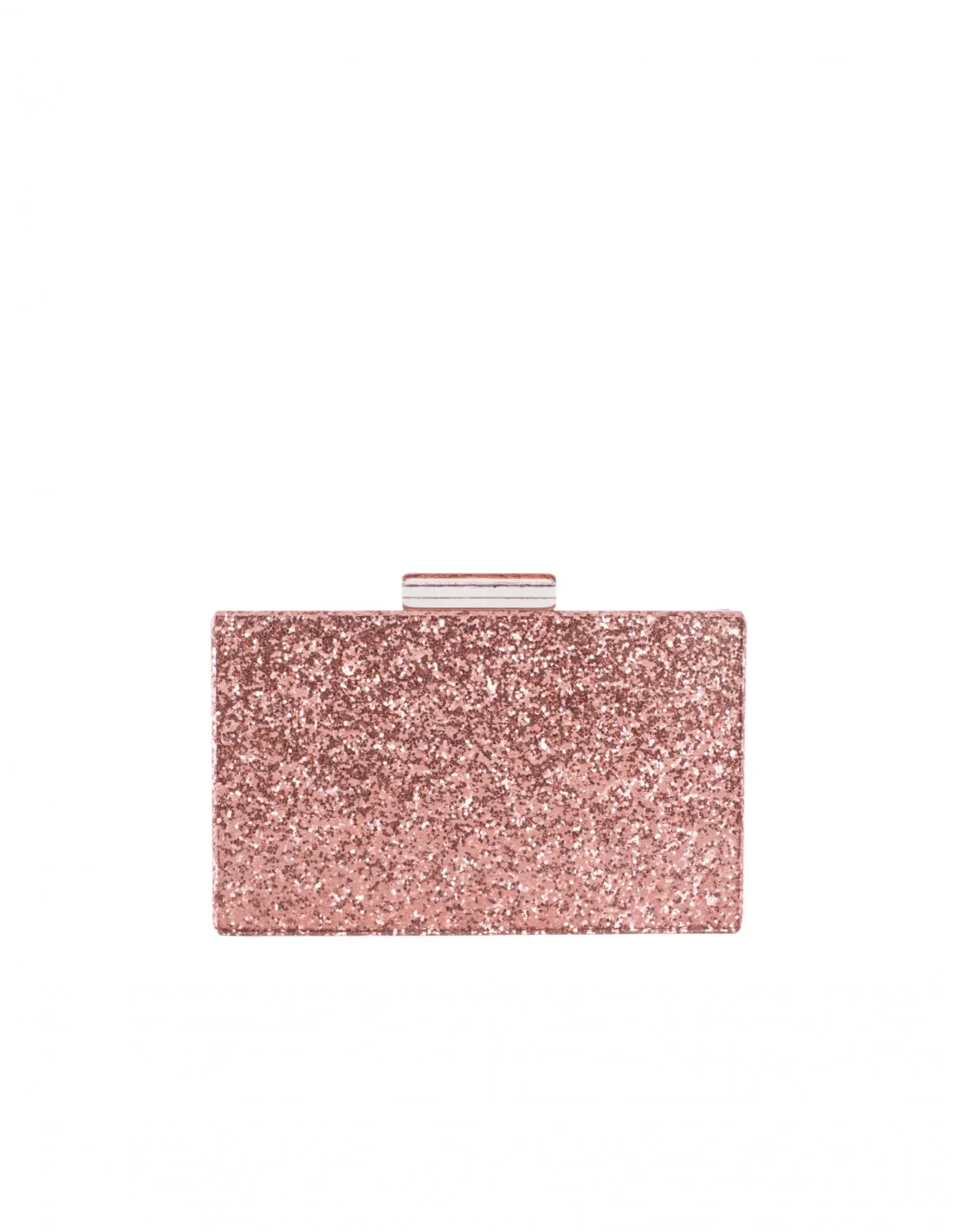 Bolso Fiesta Oro Rosa Purpurina