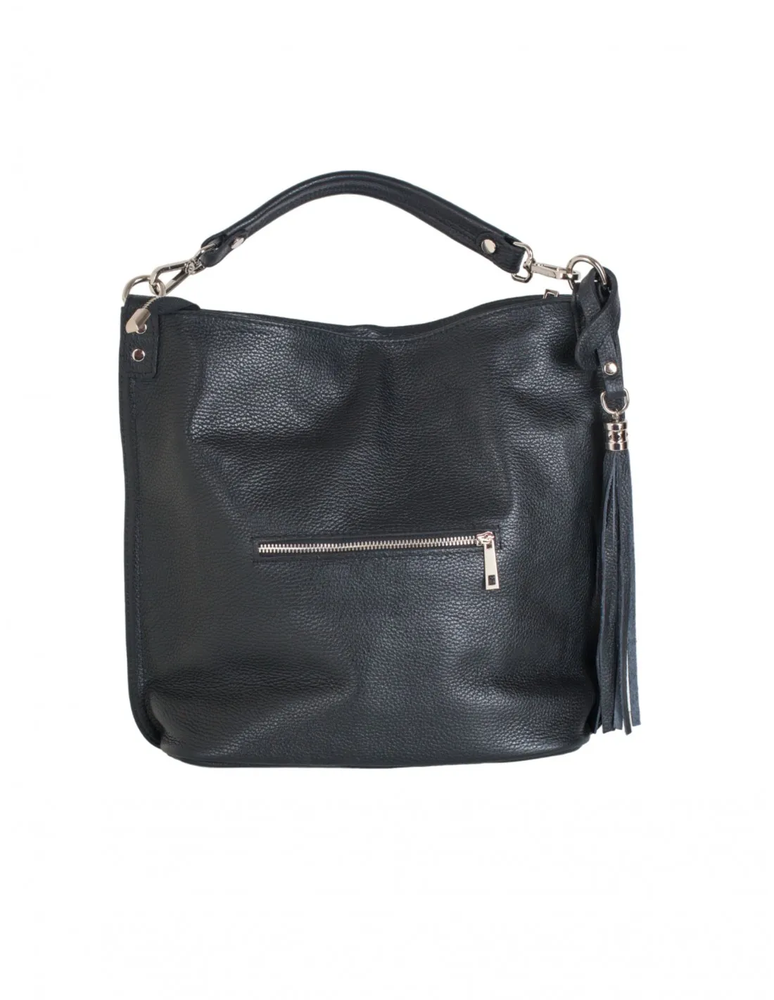 Bolso Grande Piel Negro
