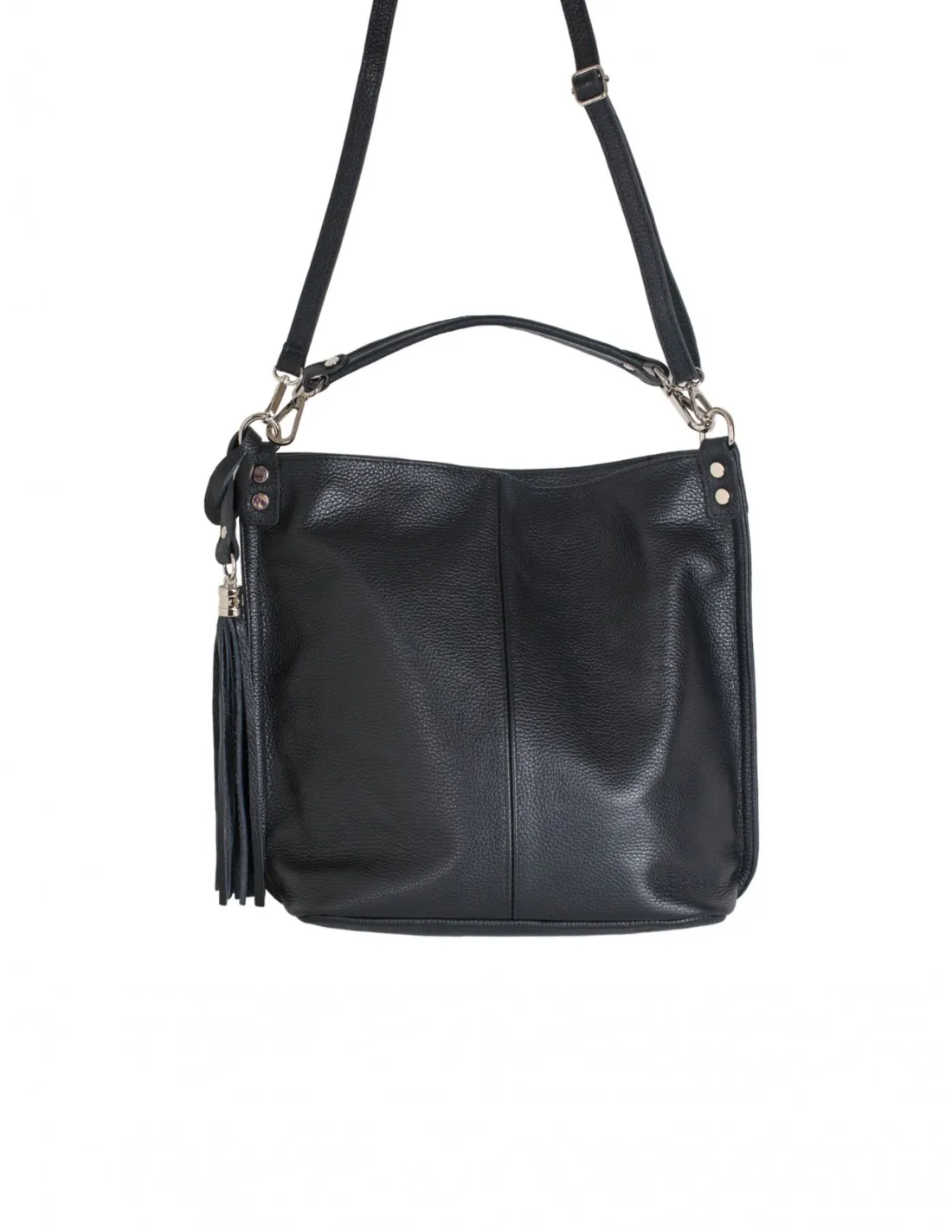 Bolso Grande Piel Negro