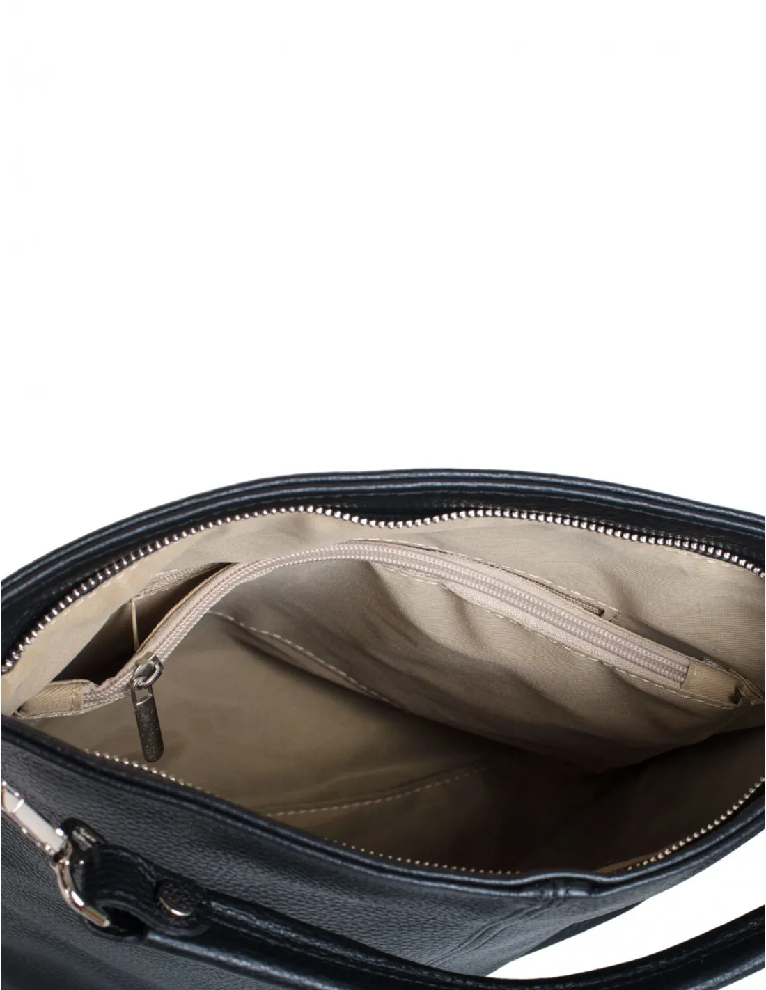 Bolso Grande Piel Negro