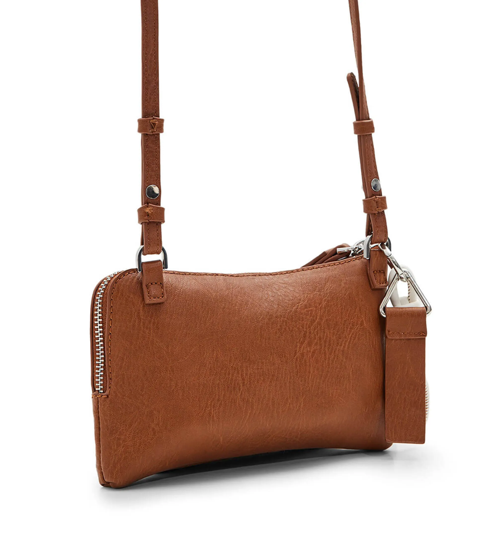 Bolso mini logo marrón