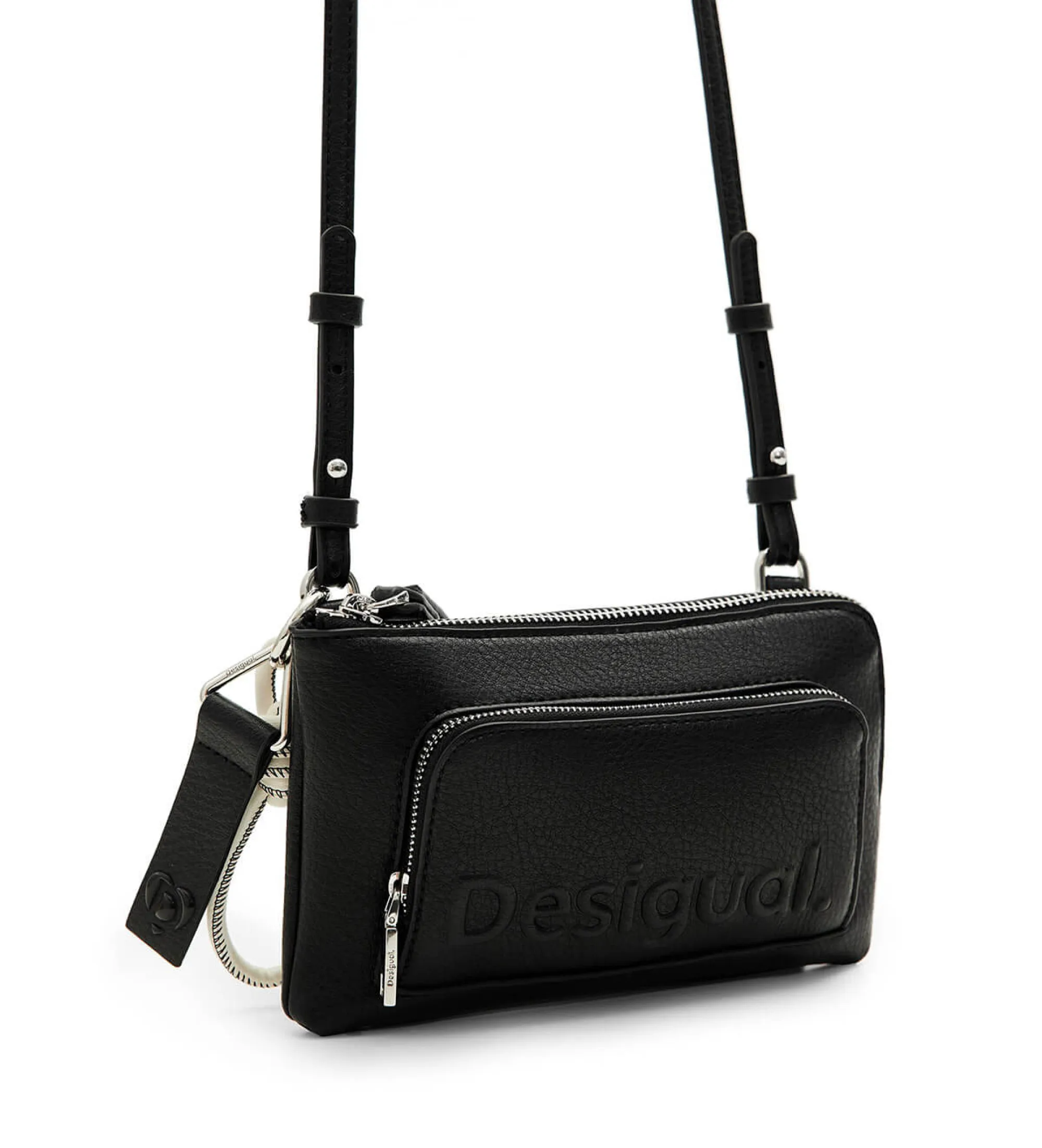 Bolso mini logo negro