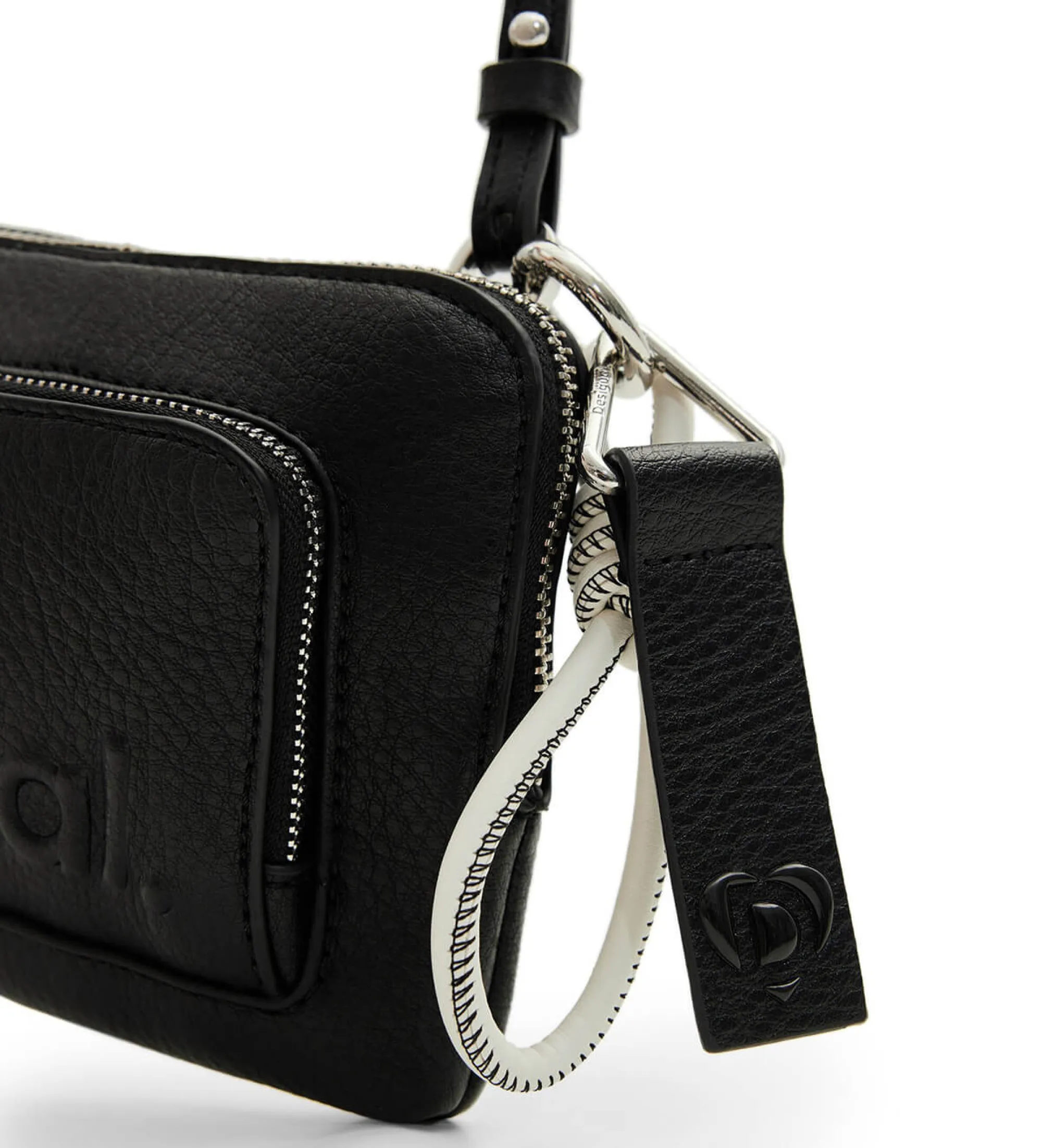 Bolso mini logo negro