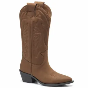 Bota Alta Campera Marrón marca Corina REF M2626