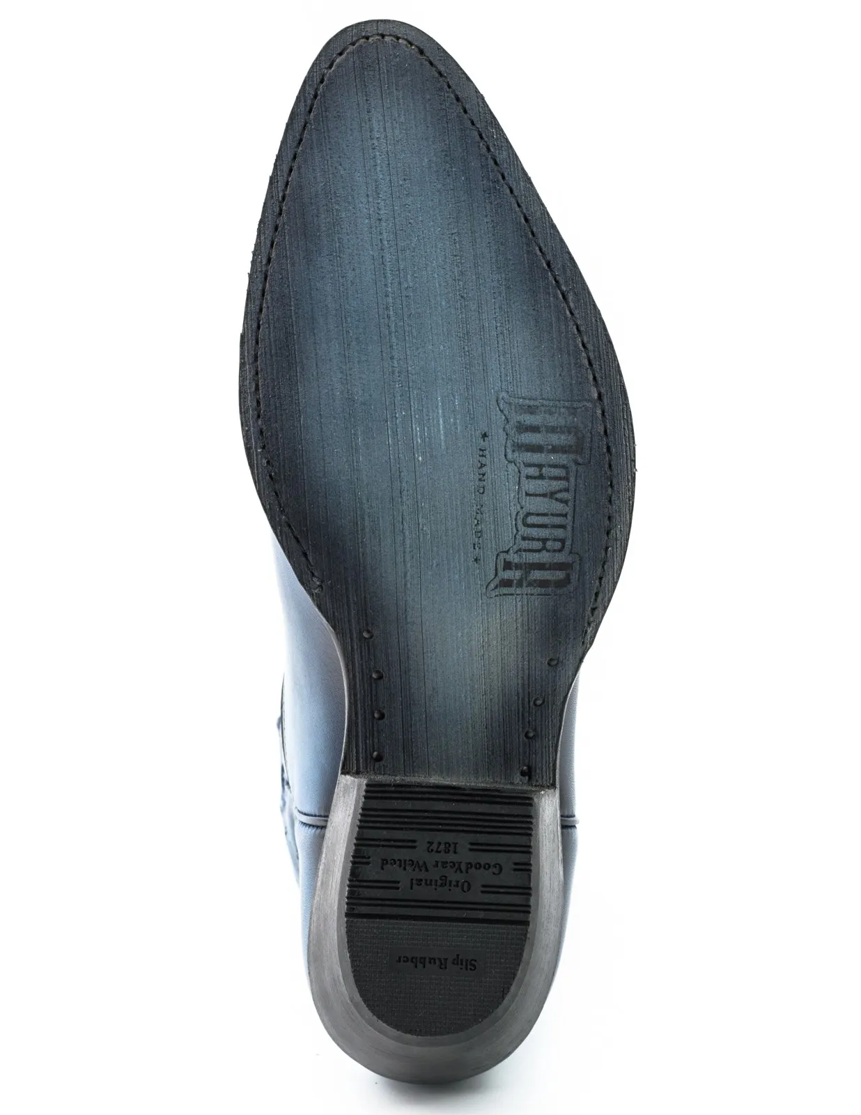 Bota cowboy azul señora
