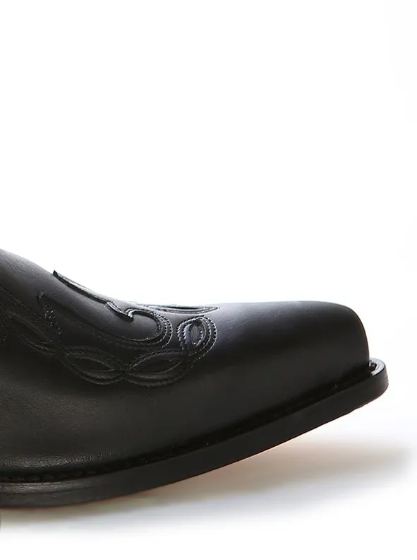 Bota cowboy mexicana negra
