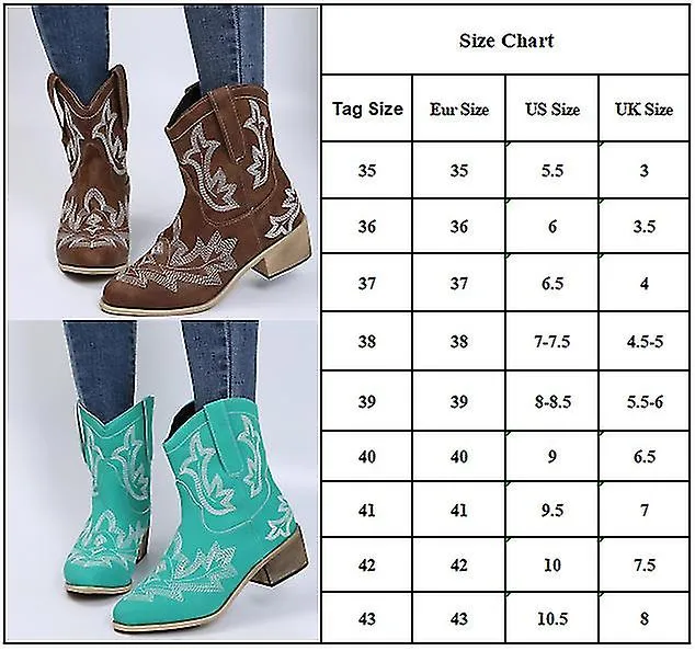 Botas cowboy de mujer Botas puntiagudas