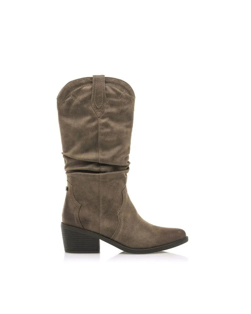  Botas Cowboy Mujer Beige 51971 COWBOY