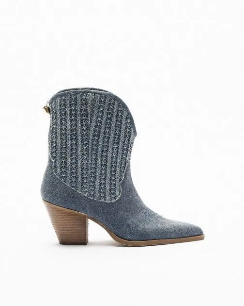 Botas cowboy PROF 10123P Azul