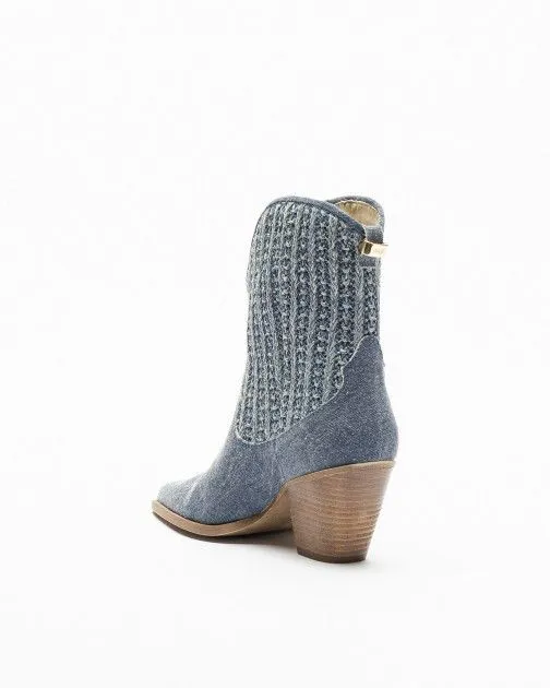 Botas cowboy PROF 10123P Azul