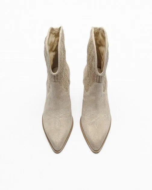 Botas Cowboy PROF 10123P Beige