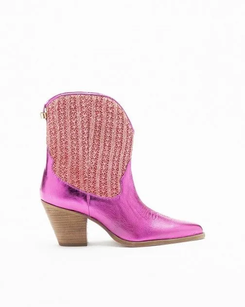 Botas cowboy PROF 10123P Rosa