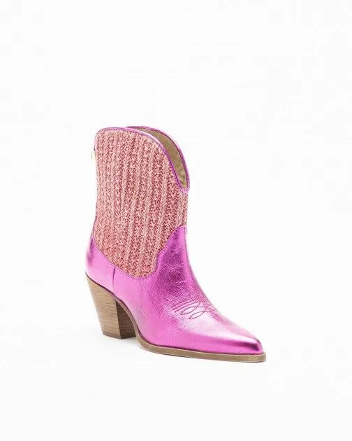 Botas cowboy PROF 10123P Rosa