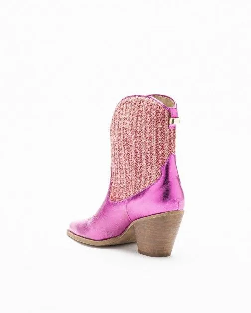 Botas cowboy PROF 10123P Rosa