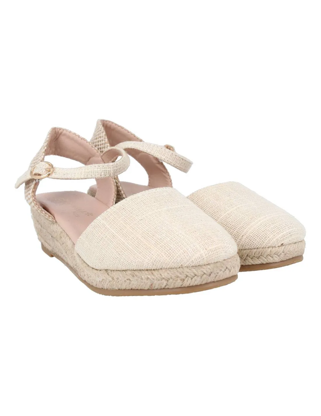 BUBBLE KIDS VALENCIANA CUñA HEBILLA BEIGE