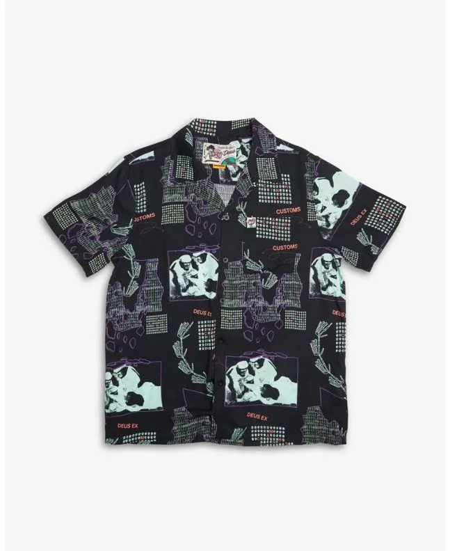 Camisa Deus Ex Machina Primitive Shirt Negra