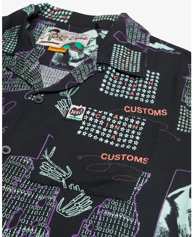 Camisa Deus Ex Machina Primitive Shirt Negra