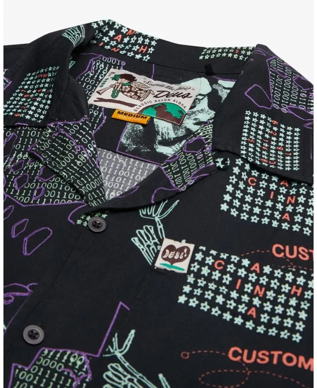 Camisa Deus Ex Machina Primitive Shirt Negra