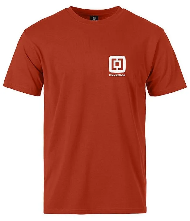CAMISA HORSEFEATHERS MINI LOGO  ORANGE RUST  MEN´S