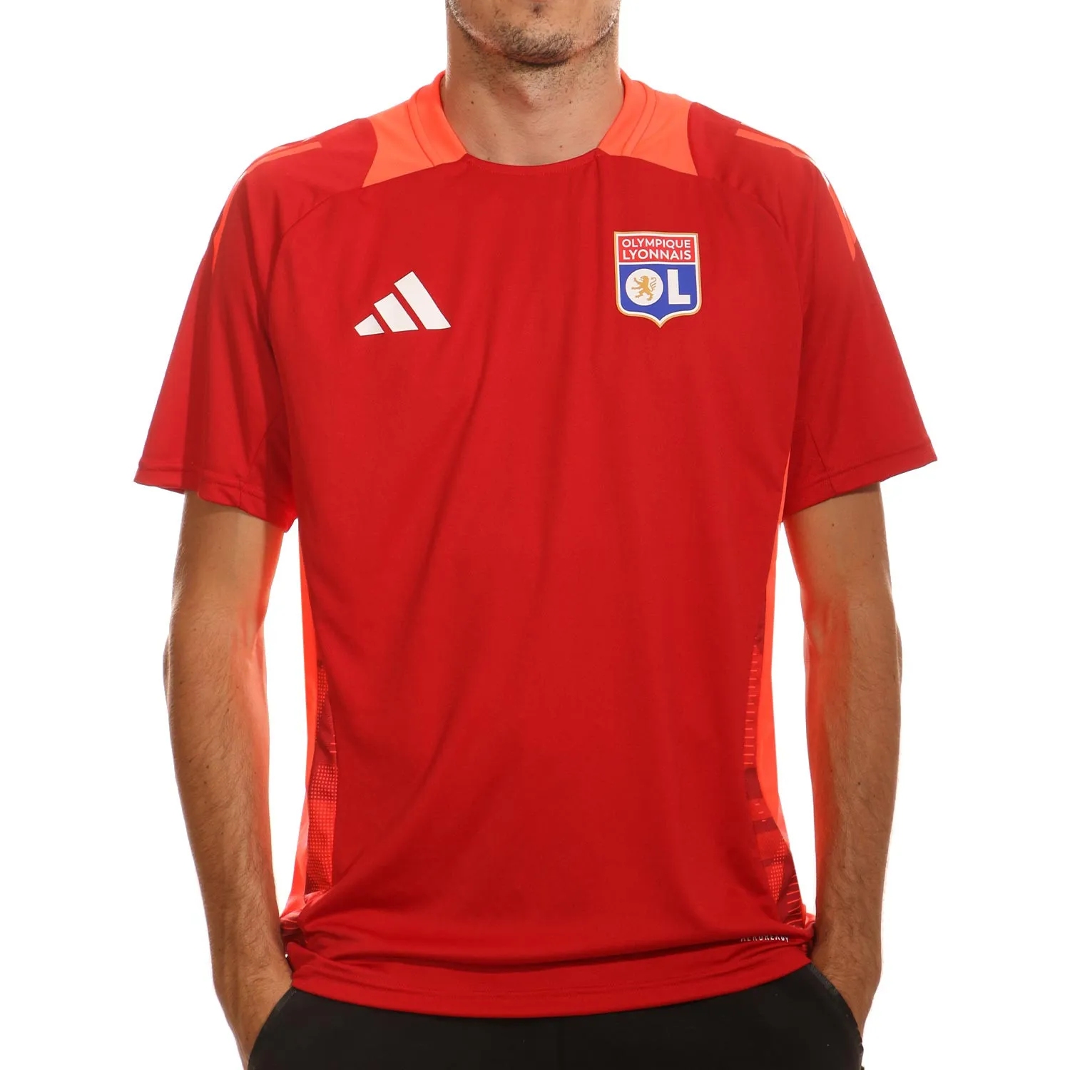Camiseta adidas Olympique Lyon entrenamiento Staff