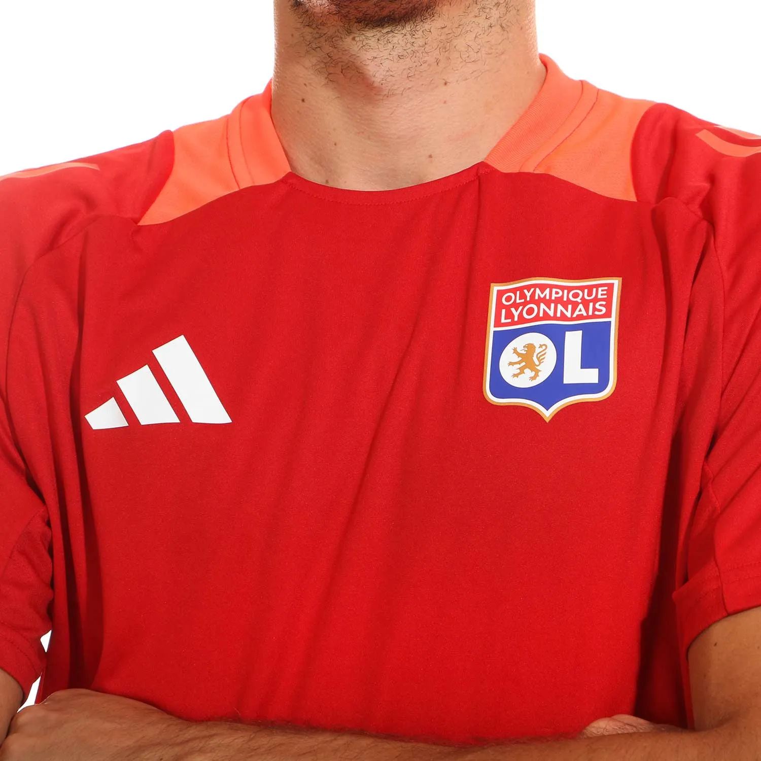 Camiseta adidas Olympique Lyon entrenamiento Staff
