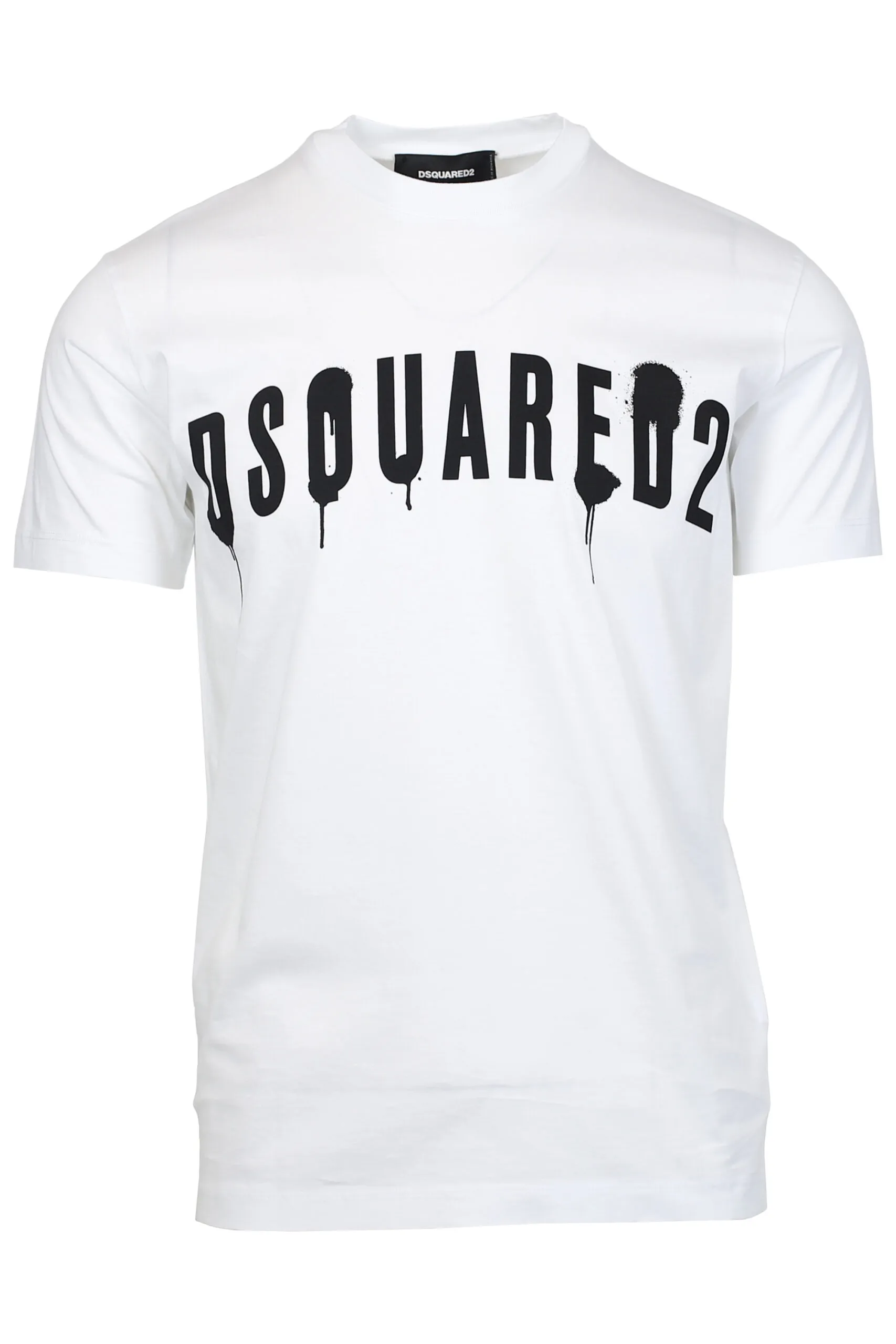 Camiseta blanca con maxilogo 