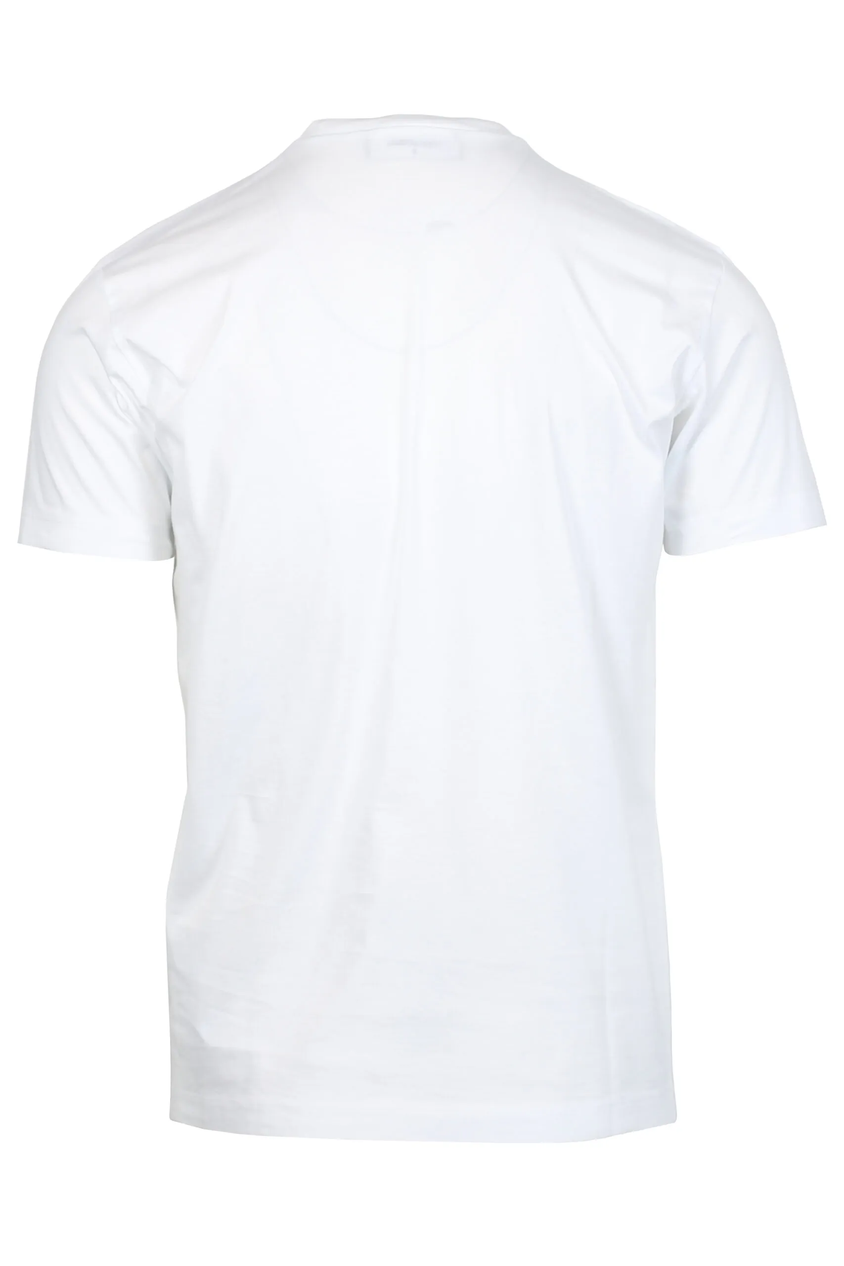 Camiseta blanca con maxilogo 