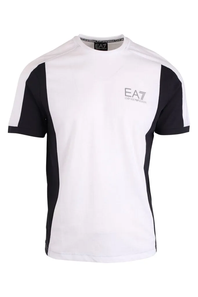 Camiseta blanca con mini logo 