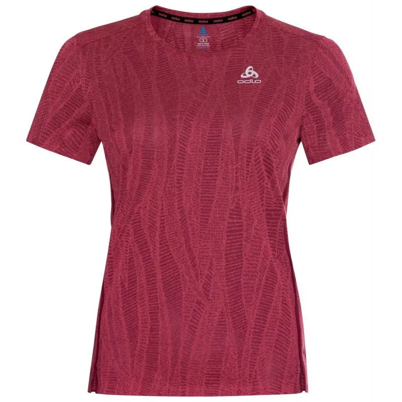 Camiseta de cuello redondo Odlo Zeroweight Enginee (paradise pink melange) mujer