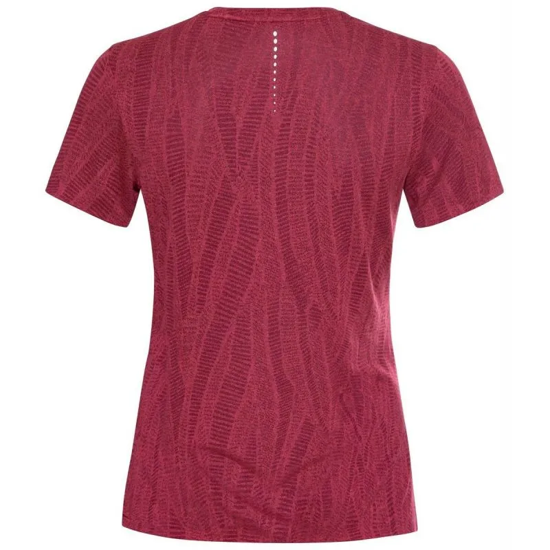 Camiseta de cuello redondo Odlo Zeroweight Enginee (paradise pink melange) mujer
