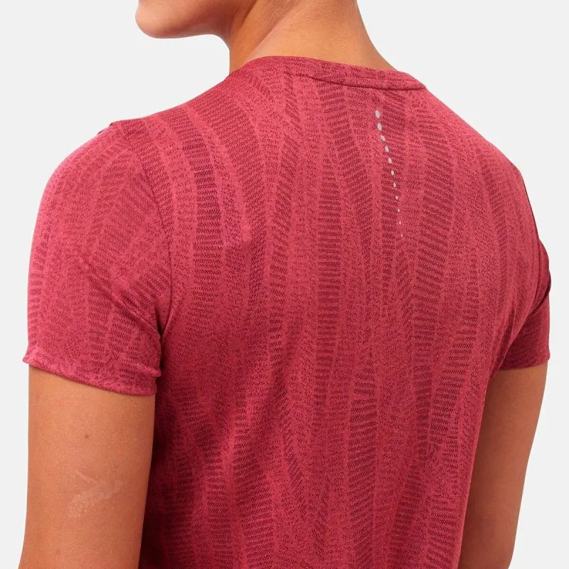 Camiseta de cuello redondo Odlo Zeroweight Enginee (paradise pink melange) mujer