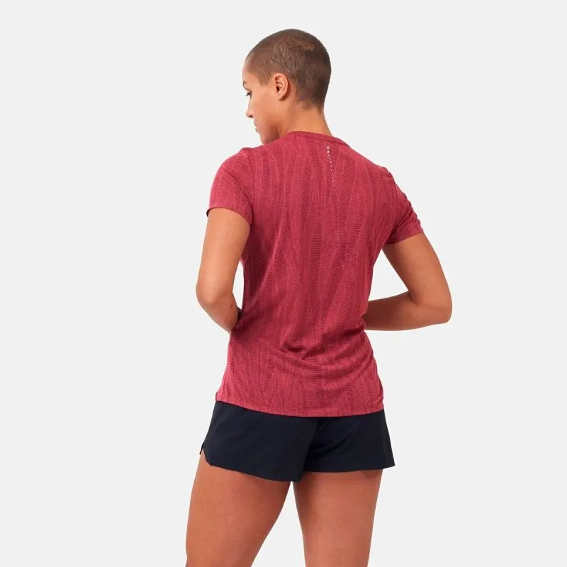 Camiseta de cuello redondo Odlo Zeroweight Enginee (paradise pink melange) mujer